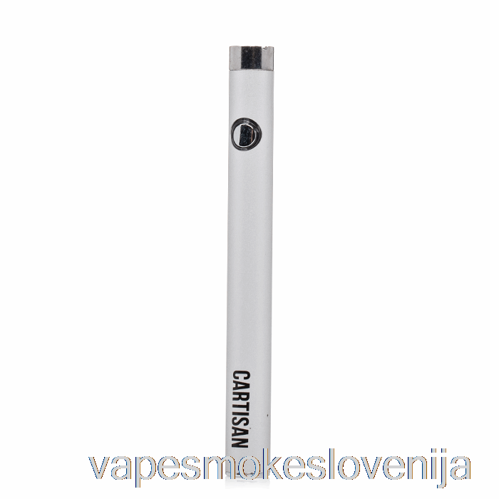 Vape Slovenija Cartisan Slim Button 280 510 Baterija Srebrna
